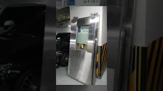 자동문 설치 작업 (Auto door installation)