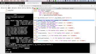 PostgreSQL Demonstration: Generating and Scanning Text