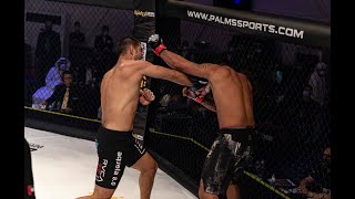 Jordanian fighter Knocks out Brazilian with 1 Punch: Hashem Arkhagha vs Yuri Fraga UAE Warriors 13