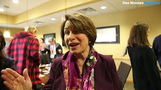 In Iowa, Sen. Amy Klobuchar describes her approach to health care