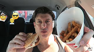 Checkers-Rally's / Mukbang #20 / Eat Checker Burgers \u0026 Fries with Me / CPA Strength Story---UNDERDOG