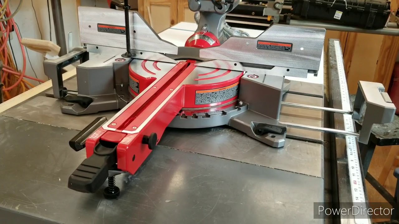 Bauer 10 In Dual-Bevel Sliding Compound Miter Saw, Harbor Freight ...