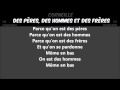 Corneille - Des Pères, des Hommes et des Frères ft. La Fouine (Paroles) + Download [DESCRIPTION]