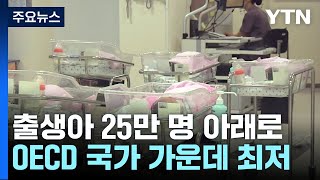 지난해 출생아 25만 명 깨져...합계출산율 OECD 최저 / YTN