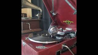 由利 あけみ ♪畫舫の歌姫♪ 1940年 78rpm record. Columbia Model No G ｰ 241 phonograph