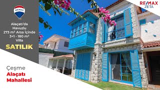 Remax Zeta - Alaçatı’da Satılık  Havuzlu Taş Ev