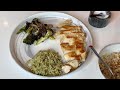 How To Make Grilled Lemon Chicken with Herbed Brown Rice, Roasted Broccoli & Red Onions | Keri Gl…