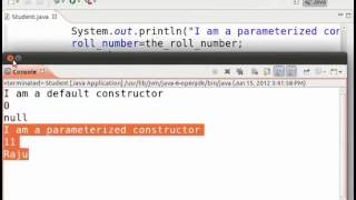 27 Parameterized constructors Malayalam