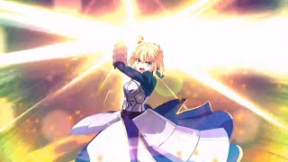 FGO セイバー アルトリア リニューアルモーション宝具