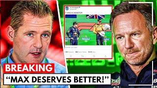 “I AM DONE” Jos Verstappen SLAMS Horner After DISASTROUS Dutch Grand Prix!