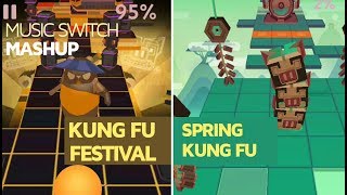 Rolling Sky KungFu Festival VS Spring KungFu (Mashup/Music Switch)