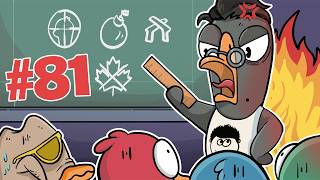 (Goose Goose Duck #81) Đàn ngỗng bang Môi Dày nhập môn khóa học thả bom cấp tốc của thầy giáo Mixi.
