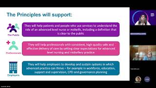 Principles for advanced practice: employers