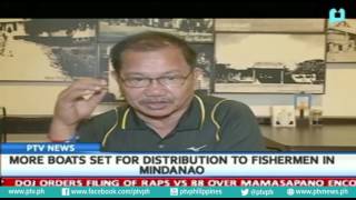 More boats set for distribution to fishermen in Mindanao