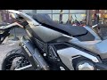 2023 honda x adv 750 w akrapovic exhaust system walk around video rnc motorcycles stock