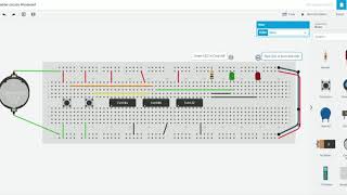 2 Bit adder Tinkercad