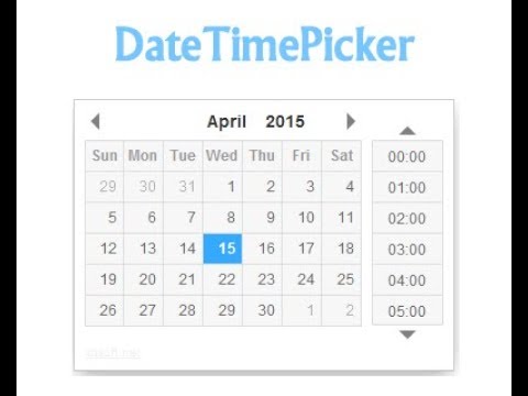 Bootstrap Datetimepicker How To Add Datetimepicker Datepicker Youtube