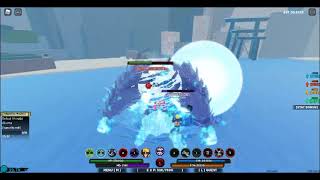 Shindo Life - Shindai Style Amethyst Lightning (Sub-Ability) spawn y combate!