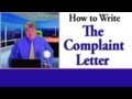 Complaint Letter--How to Write an Effective Letter/Email of Complaint