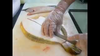 Мастер класс по разделке камбалы. Fish processing. Flounder.