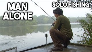 Solo Overnight Fishing on a Lake - MAN ALONE