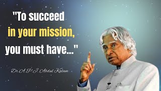 Kalam Sir Best Motivational quotes in english