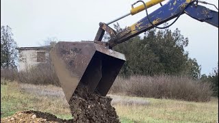 Самодельный планировочный и погрузочный ковш на экскаватор