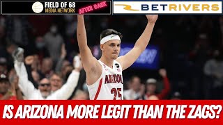 Will ARIZONA win the National Championship, or will GONZAGA stand in their way? AFTER DARK reacts!