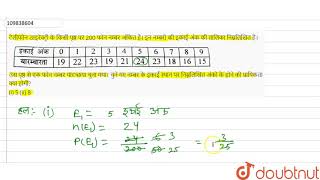 टेलीफोन डाइरेक्ट्री के किसी पृष्ठ पर 200 फोन नम्बर अंकित है। इन नम्बरो की इकाई अंक की तालिका