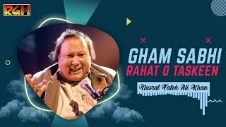 Gham Sabhi Rahat O Taskeen | Ustad Nusrat Fateh Ali Khan | RGH | HD Video