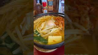 【太鼓亭 豊中春日店】「キムチ鍋焼きうどん」豊中グルメ #udon #japanfood #shorts