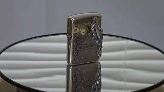 【ZIPPO ハーレーダビッドソン】シルバーイブシ【喫煙具のハヤミ】