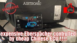 running an Eberspacher airtronic D2 on a cheap Chinese ECU and controller !