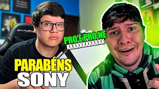 Games EduUu TIROU ONDA LEGAL do PS5 PRO no Unboxing, REACT (DougOBITO)