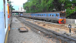 タイ国鉄　東北線　近郊気動車による急行列車