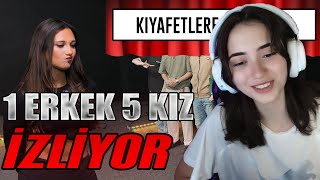 ROSEHEUS İZLİYOR @akturkkburak 1 KADIN VS 5 ERKEK | KIYAFETLERE GÖRE KÖR BULUŞMA!