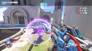 Overwatch GhostDragon Only Soldier 76 carried by team