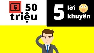 50 Triệu và 5 Lời Khuyên Tạo Động Lực – Bạn Chọn Cái Nào?