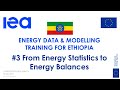 IEA Training for Ethiopia on statistics and modelling: Energy balance and CO2 emissions estimations