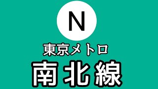 【東京メトロシリーズ⑤】南北線Japansese train\