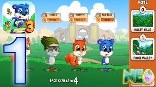 Fun Run 3: Gameplay Walkthrough Part 1 - My First Race! (iOS, Android)