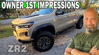 2024 Chevy Colorado ZR2: Owner's First Impressions