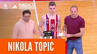 NIKOLA TOPIC U18 | MVP Basketball HIGHLIGHTS | Crvena Zvezda mts Belgrade B ANGT Belgrade