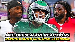 Michael Lombardi: DeVonta Smith Gets $75M, 3-Year Contract Extension | The Lomba