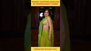 Janhvi Kapoor Dancing in Transparent Saree #JanhaviKapoor #Shorts #ytshorts #bollywoodupdates