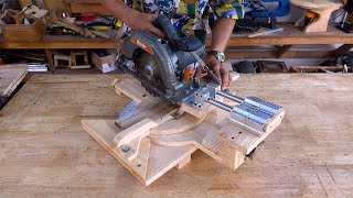 Build Your OWN Miter Saw for Woodworking Mastery!