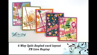 4 way Split Angled card