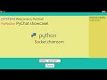 PyChat showcase (python socket chatroom)