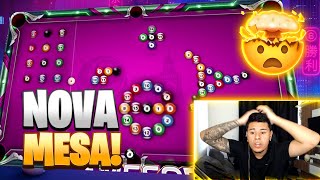 LOUCURA! JOGUEI NA NOVA MESA MALUCA DO 8 BALL POOL!