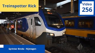 FLIRT 2504 \u0026 2522 vertrekken vanuit Breda als Sprinter naar Nijmegen || 10-04-2023 || TSR